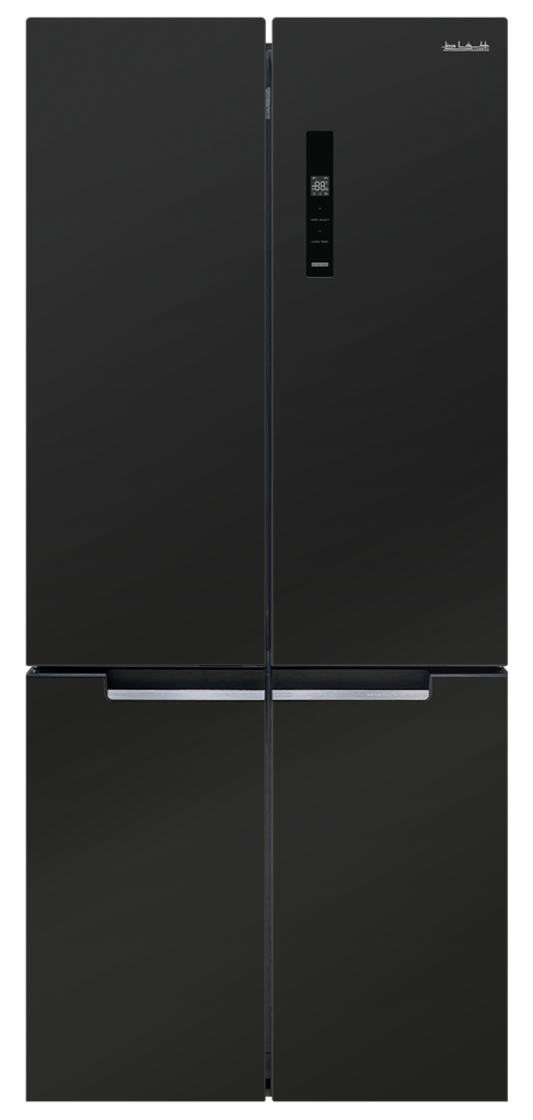 [101075] NCSB2325-4D-515L - ALHAFEZ Air-cooling stainless 4-door, black, screen, 515L